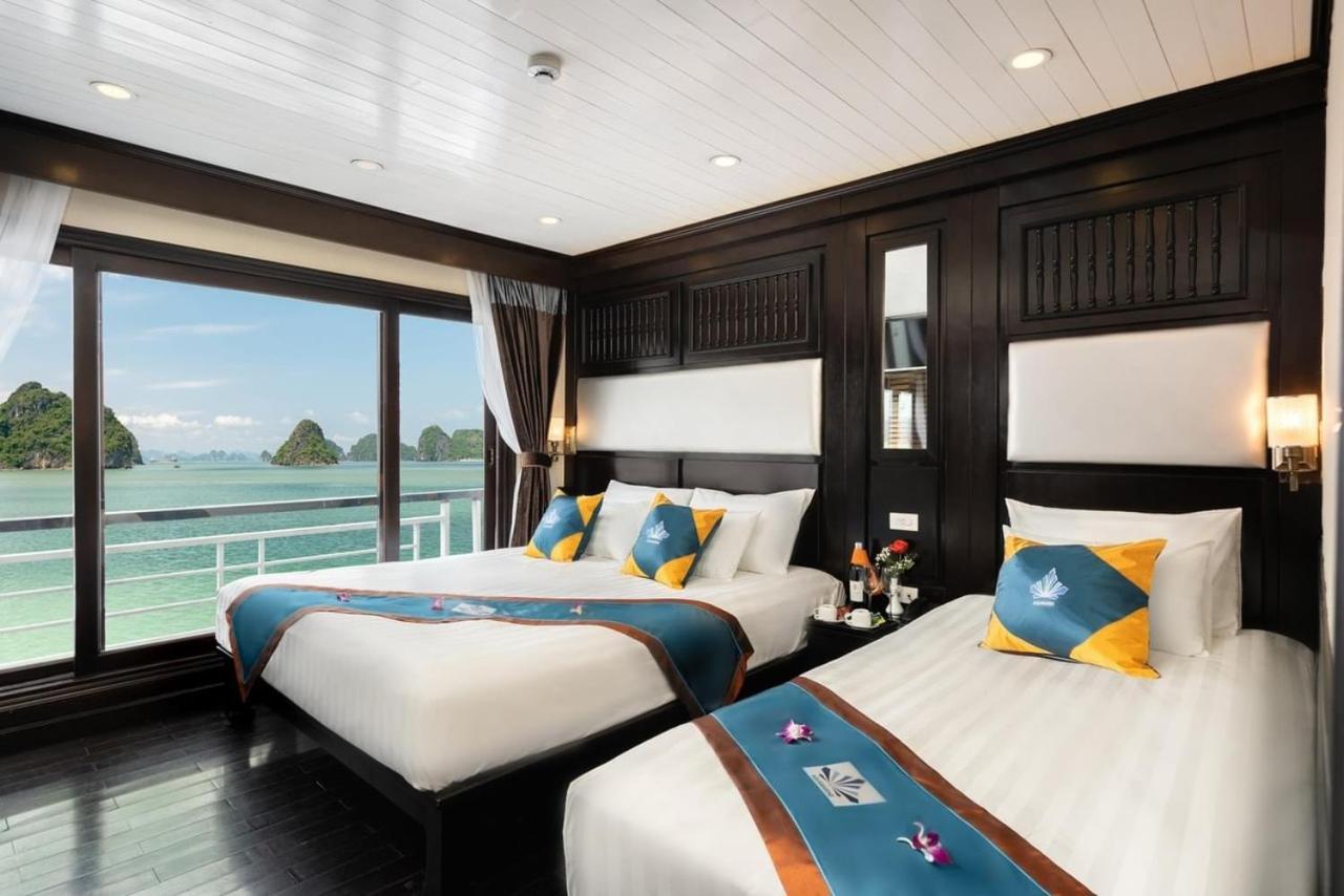 Aquamarine Premium Cruise Hotell Ha Long Exteriör bild